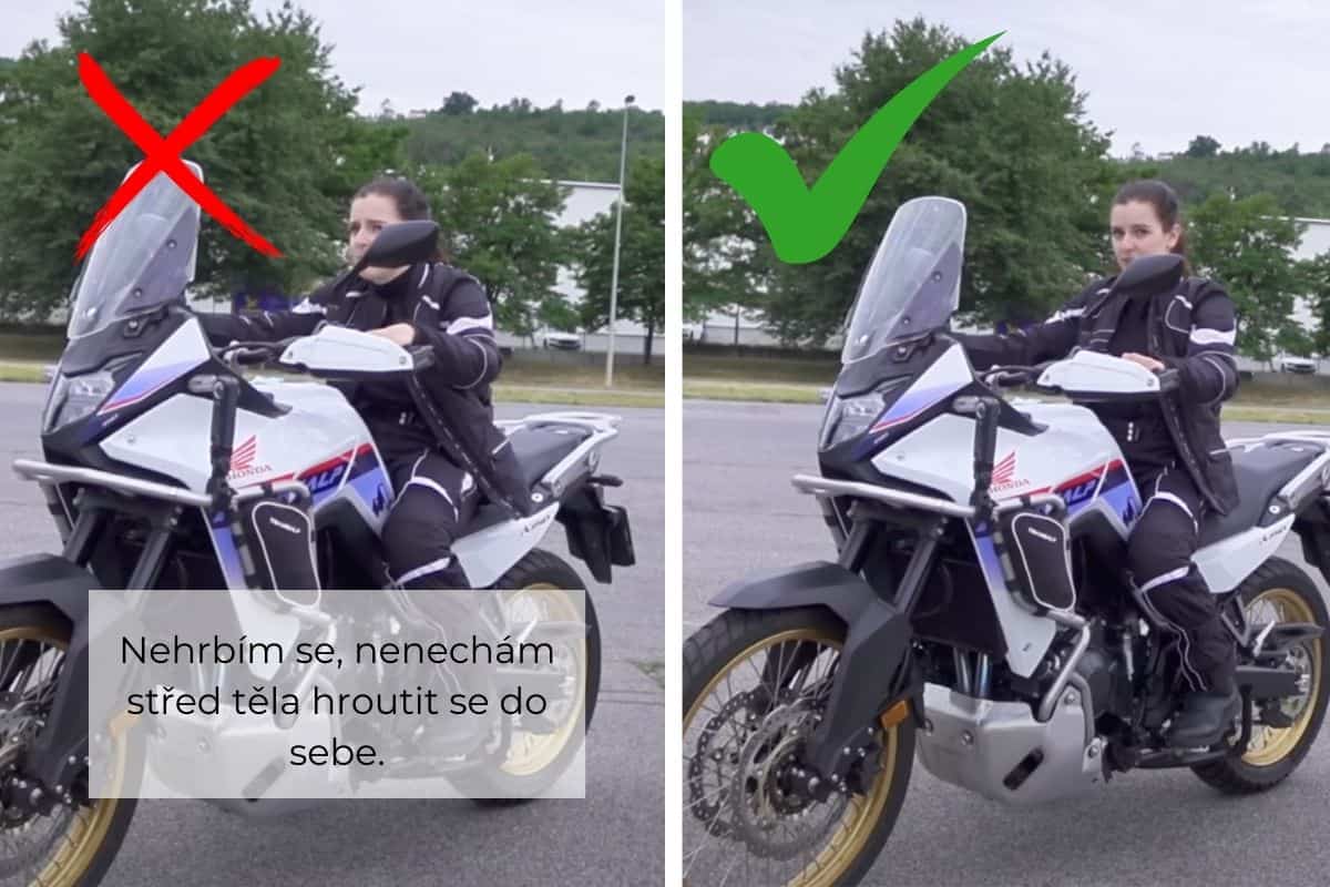 Jak jezdit na vysoké motorce?
