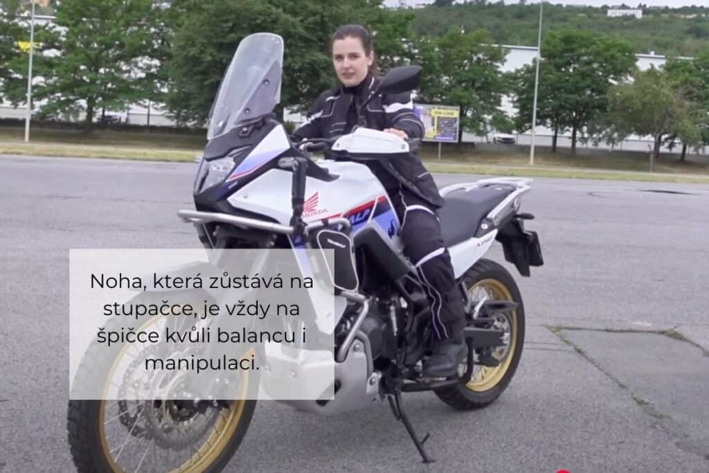 Jak jezdit na vysoké motorce?